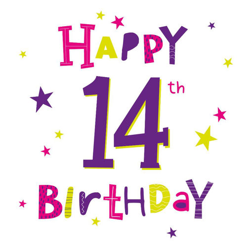 Picture of HAPPY 14TH BIRTHDAY CARD